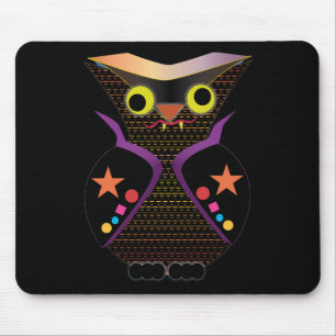 Owl Vampire Mouse Pad