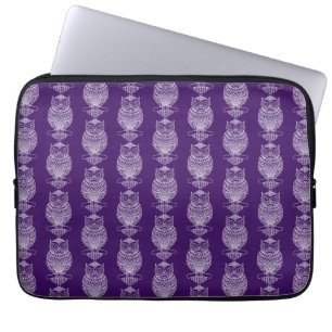 Owl (violet) - Laptop Sleeve