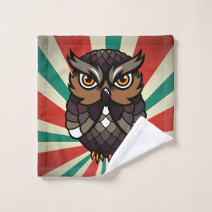 Owl Wash Cloth