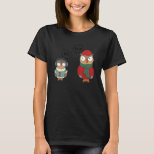 Owl Whom Bad Grammar Police English Teacher Owl T-Shirt