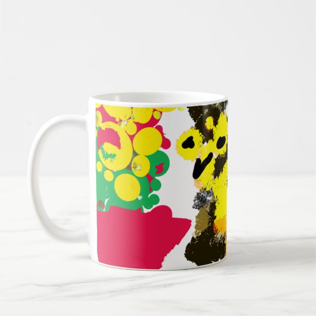 Owl wind autumn  coffee mug (Left)