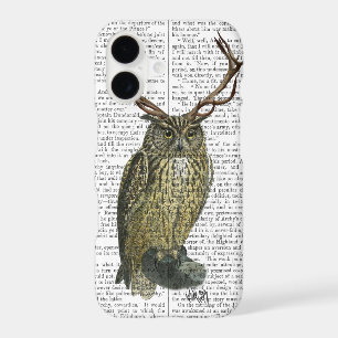 Owl with Antlers plain 2