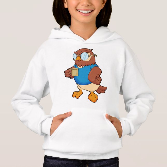 Owl with Coffee mug (Front)