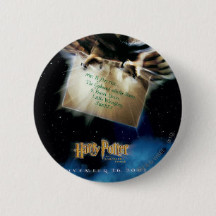 Owl with Letter Movie Poster 2 Inch Round Button