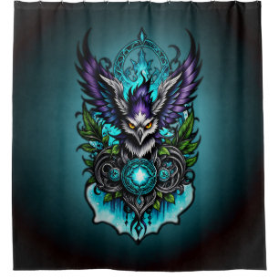 Owl with magical elements.