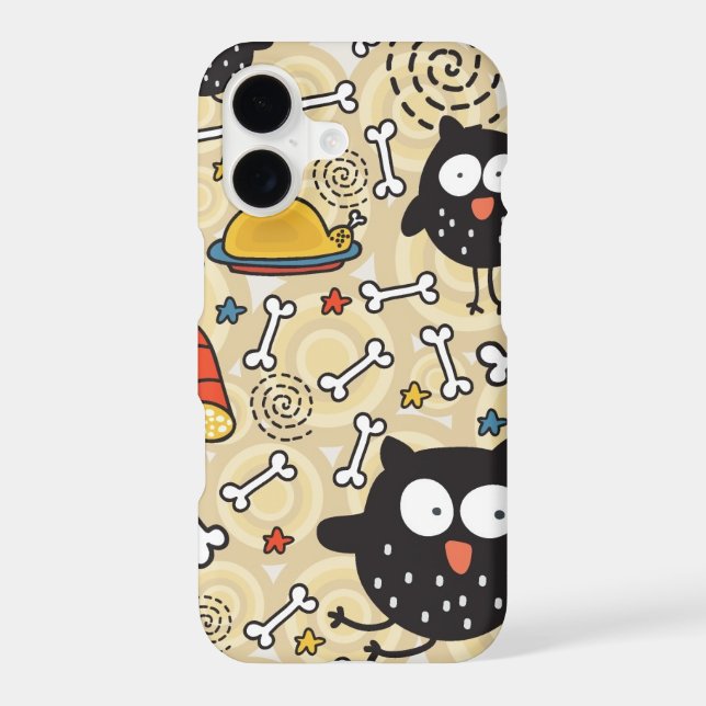 Owl with Meat Pattern (Back)