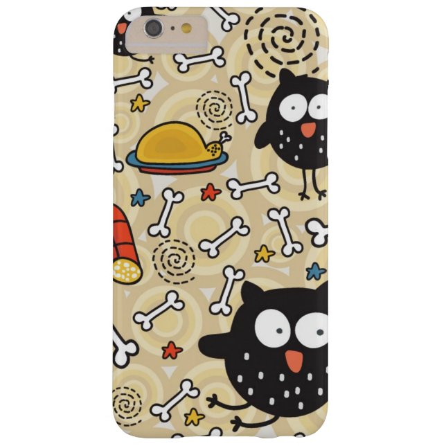 Owl with Meat Pattern Case-Mate iPhone Case (Back)