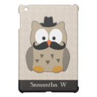 Owl with Moustache and Hat