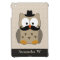 Owl with Moustache and Hat