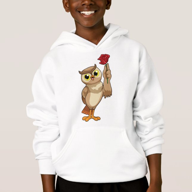 Owl with Rose (Front)