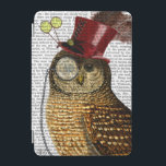 Owl With Top Hat 3 iPad Mini Cover<br><div class="desc">Pets</div>