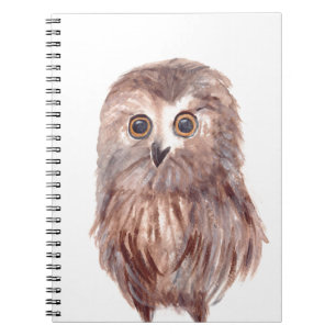 Owl woodland bird notebook