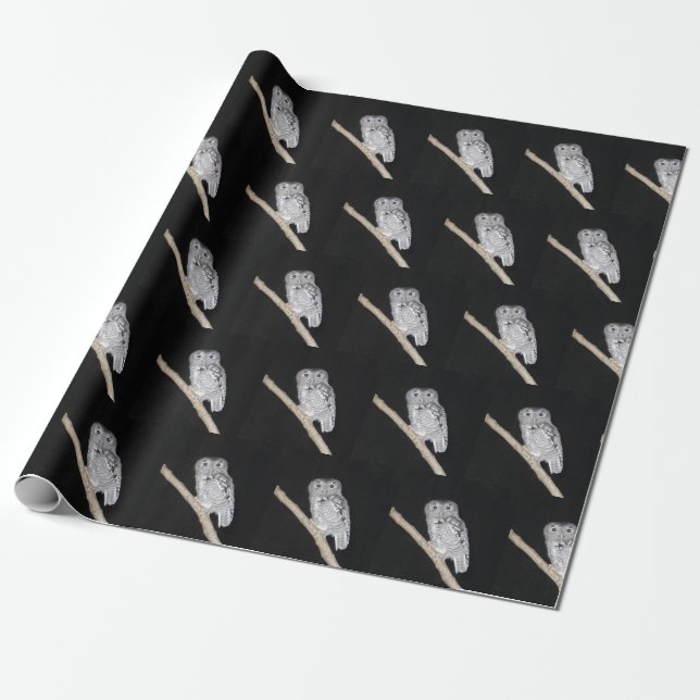 Owl Wrapping Paper (Unrolled)