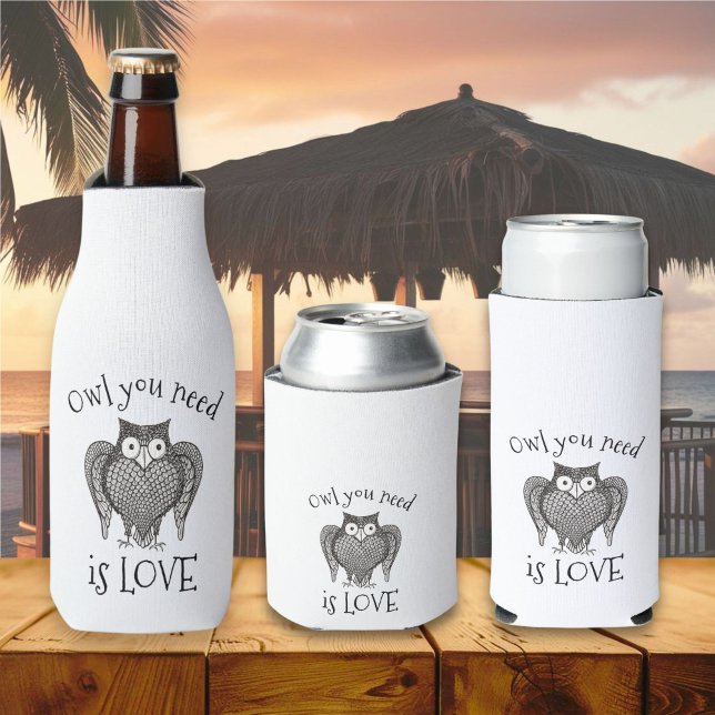 Owl you Need Bottle Cooler (Creator Uploaded)