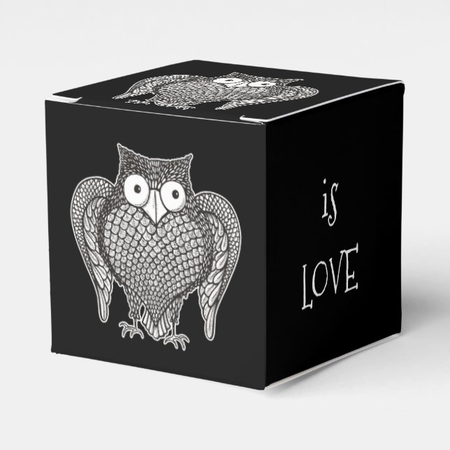 Owl you Need Favor Box (Front Side)