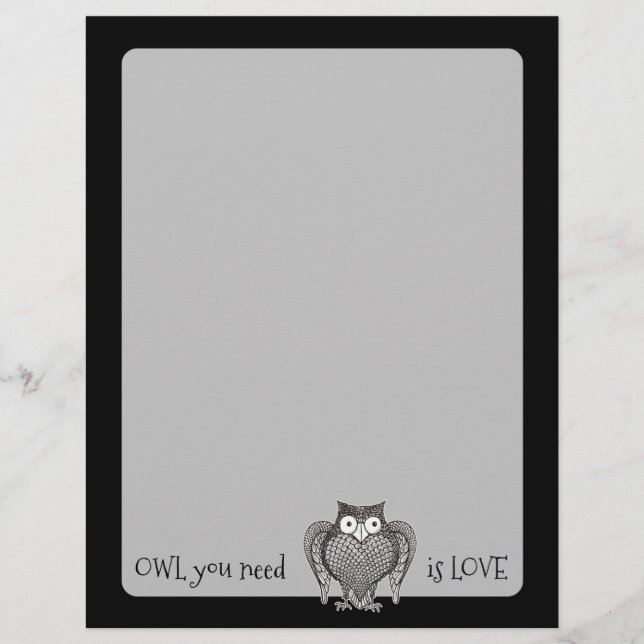 Owl you Need Flyer (Front)