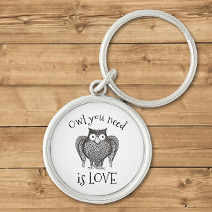 Owl you Need Keychain
