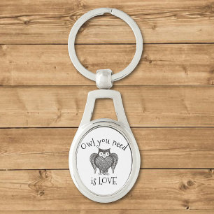 Owl you Need Keychain