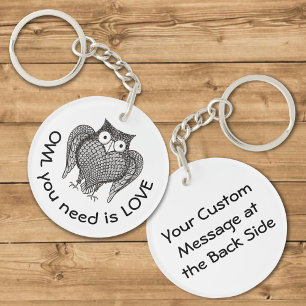 Owl you Need Keychain