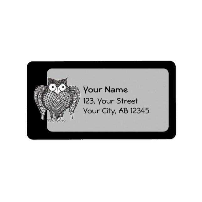 Owl you Need Label (Front)