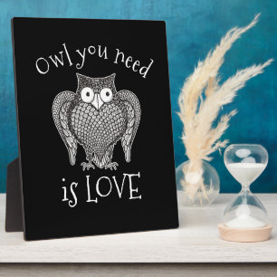 Owl you Need Plaque