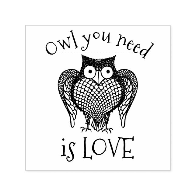 Owl you Need Self-inking Stamp (Design)