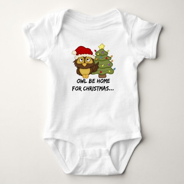 OwlBeHome4Christmas T-Shirt (Front)
