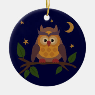 Owlie Ceramic Ornament