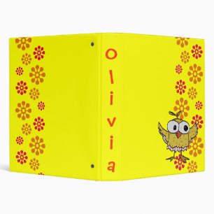Owlmer personnalisable le classeur de hibou