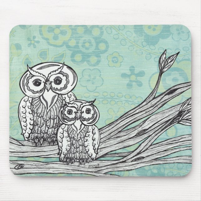 Owls 102 mouse pad (Front)