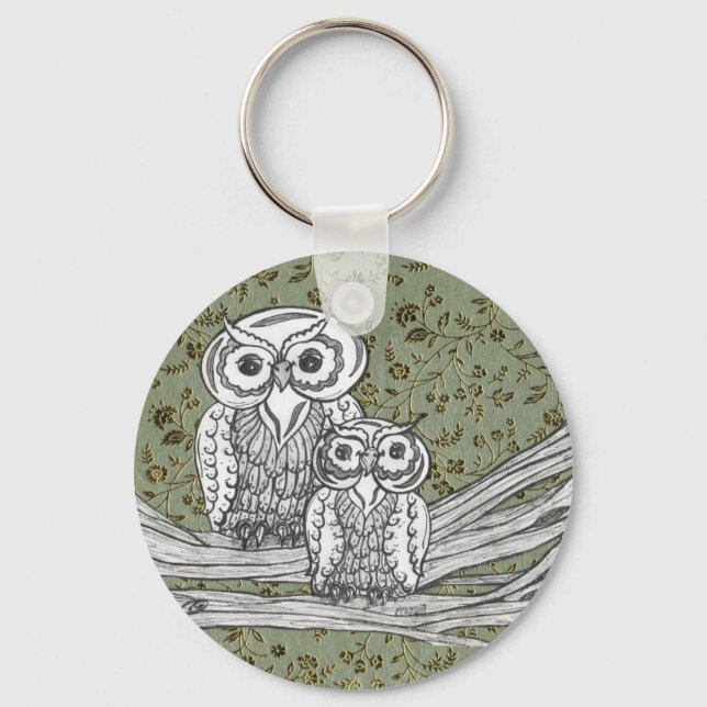 Owls 10 keychain (Front)