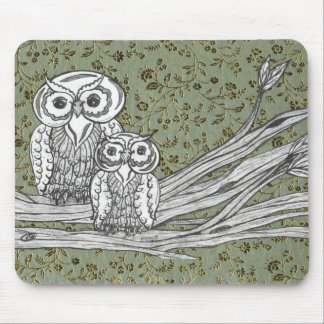 Owls 10 mouse pad