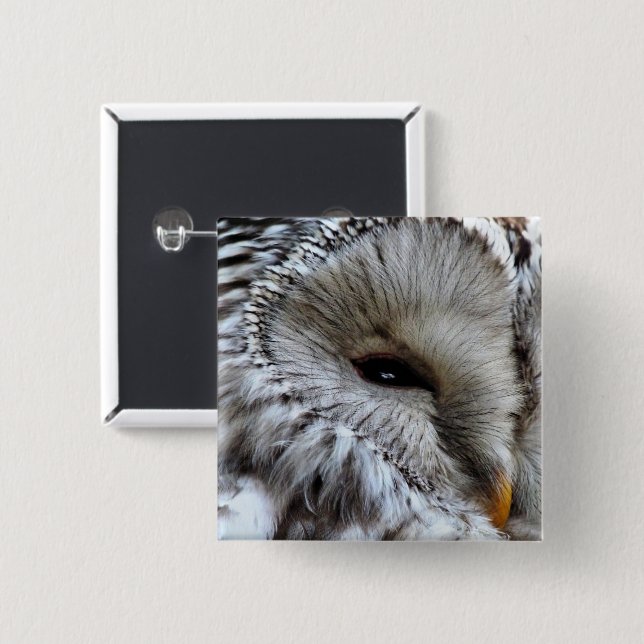 OWLS 2 INCH SQUARE BUTTON (Front & Back)