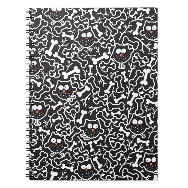 Owls and bones notebook (Front)