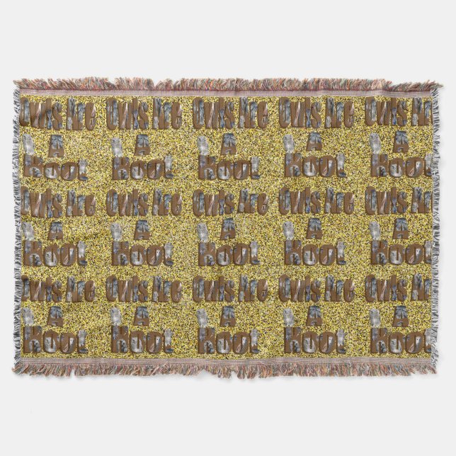 Owls Are A Hoot,  Throw Blanket (Front)