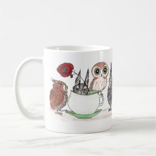 Owls at Teatime - Mug