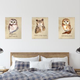 Owls Behaving Badly:Collection of Sass and Wisdom