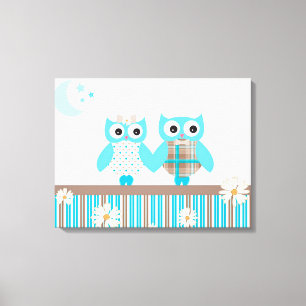 Owls Canvas Print