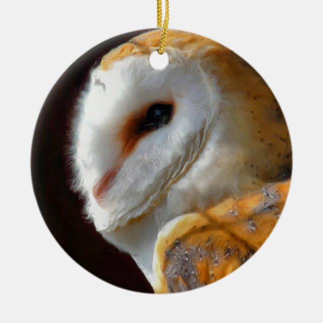 OWLS CERAMIC ORNAMENT (Front)