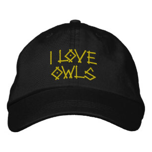 OWLS EMBROIDERED HAT
