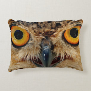 Owls Eyes Decorative Pillow