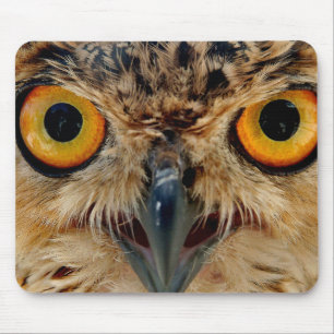 Owls Eyes Mouse Pad