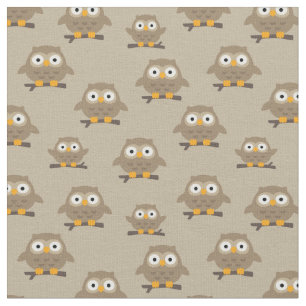 Owls Fabric