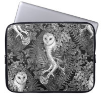 Owls, ferns, oak and berries 4