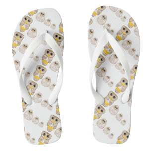 Owls Flip Flops
