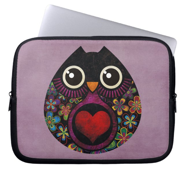 Owl's Hatch Laptop Sleeve (Front)
