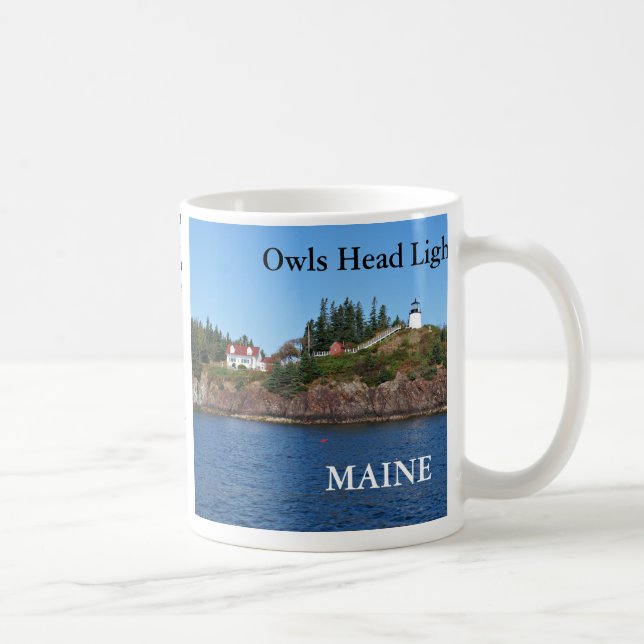 Owls Head Light, Maine Mug (Right)