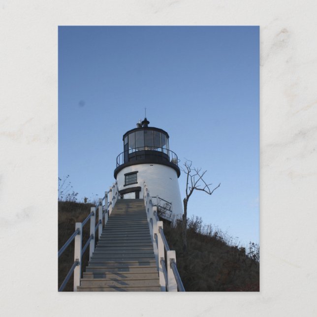 Owl's Head Lighthouse Postcard (Front)