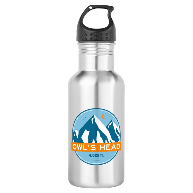 Owl's Head New Hampshire Stars Moon 532 Ml Water Bottle (Front)