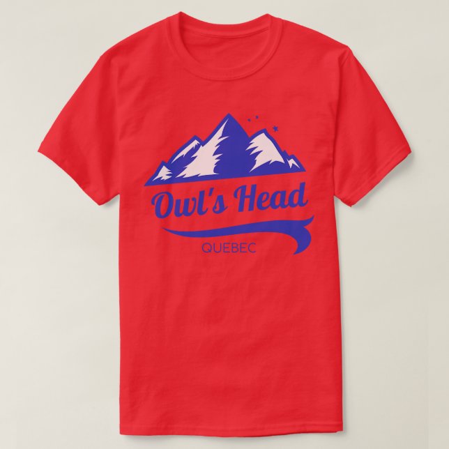 Owls Head ski Quebec T-Shirt (Design Front)